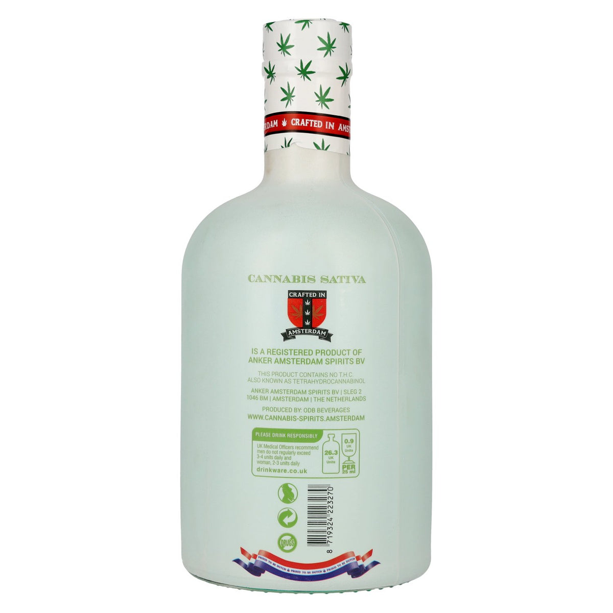 Cannabis Sativa Fibre Hemp Flavoured Vodka 37,5% Vol. 0,7l