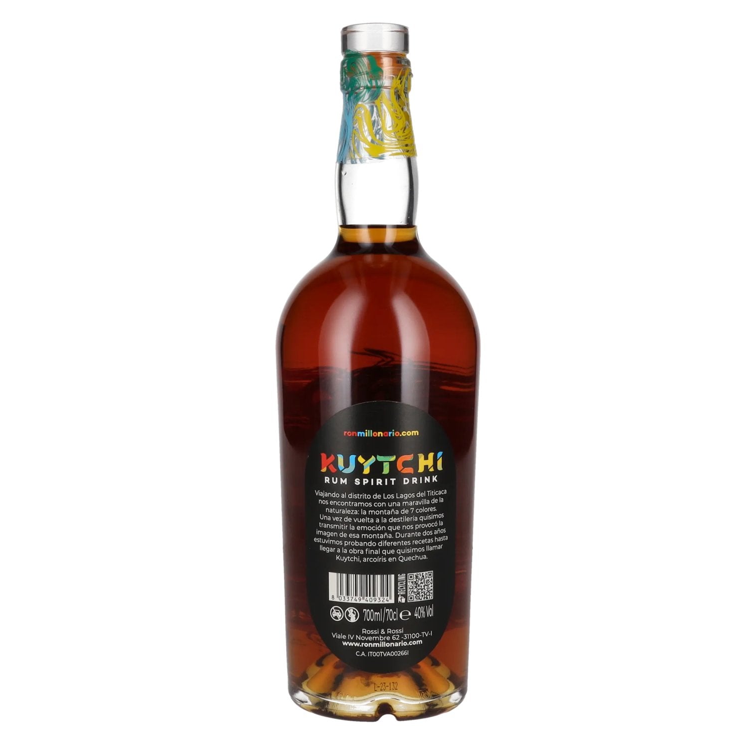 Ron Millonario Kuytchi Rum Spirit Drink 40% vol. 0,7l