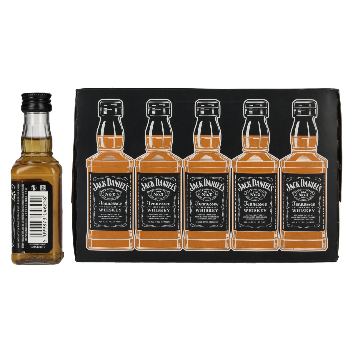 Jack Daniel's Tennessee Whiskey 40% Vol. 10x0,05l PET