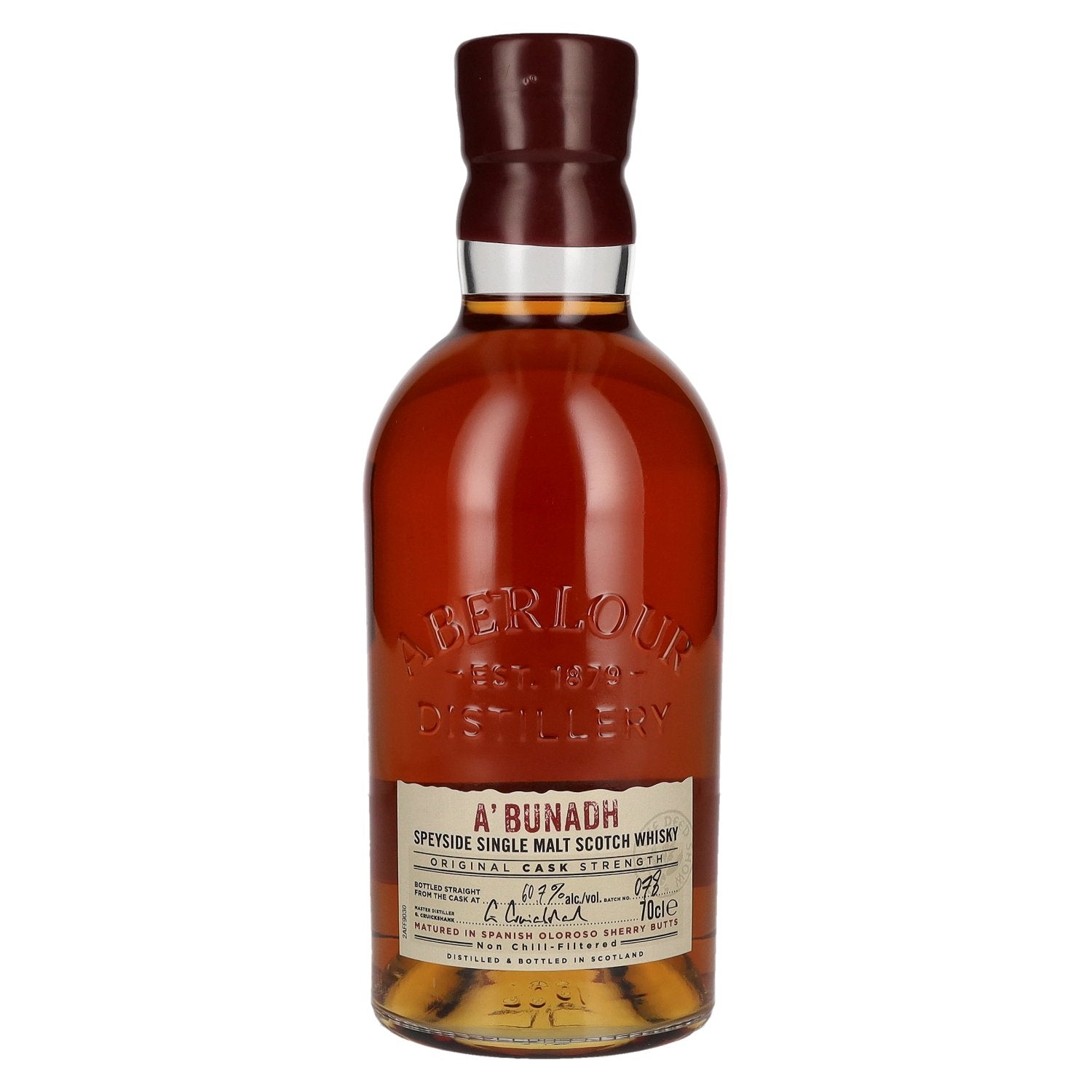 Aberlour A'BUNADH Original Cask Strength, lot n° 78, 60,7 % vol., 0,7 l