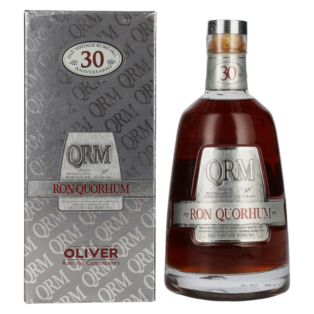 Ron Quorhum 30 Aniversario Old Vintage Rum 40% Vol. 0,7l in gift box