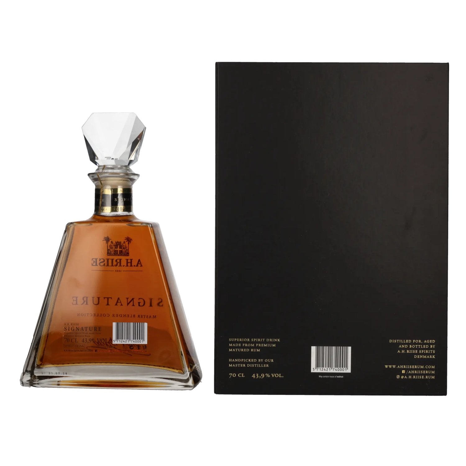 A.H. Riise SIGNATURE Master Blender Collection 43,9% vol. 0,7l en coffret cadeau