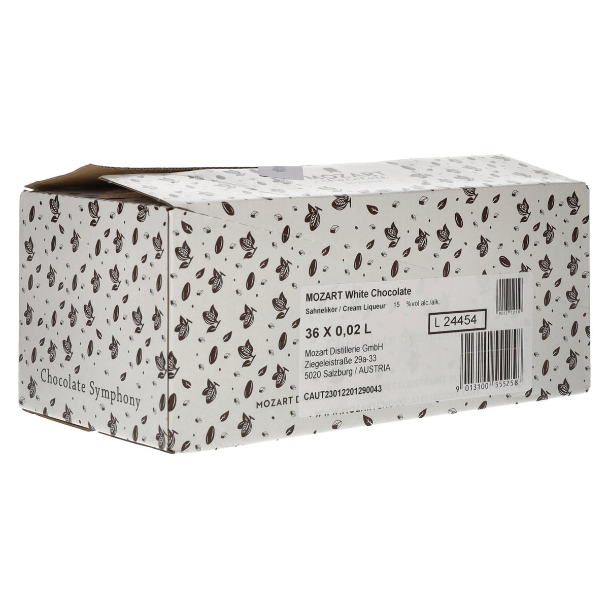 Mozart Chocolate White cream liqueur 15% vol. 36x0,02l