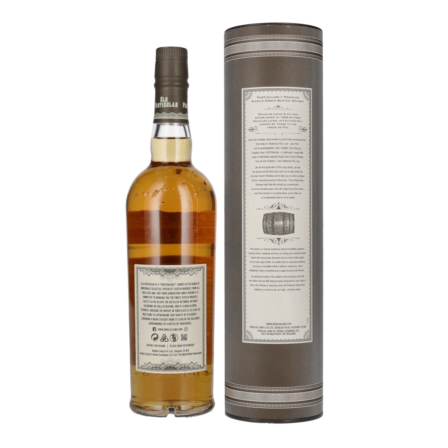 Douglas Laing OLD PARTICULAR Port Dundas 16 Years Old Singe Grain Cask 2004 48,4% Vol. 0,7l in Geschenkbox