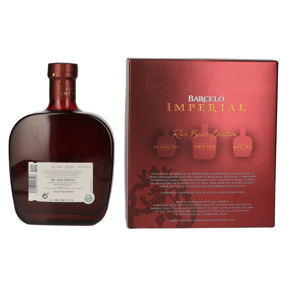Barceló Imperial Rare Blends Porto Cask 40% Vol. 0,7l in Geschenkbox