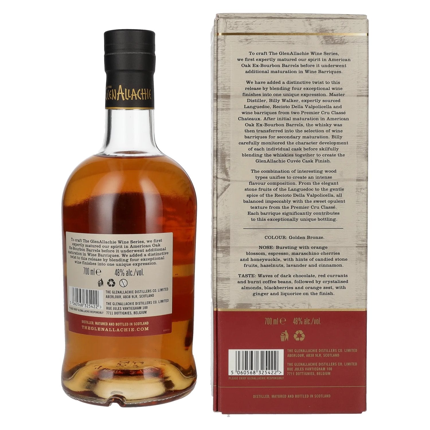 The GlenAllachie WINE SERIES Cuvée Cask Finish 2012 48% vol. 0,7l en coffret cadeau