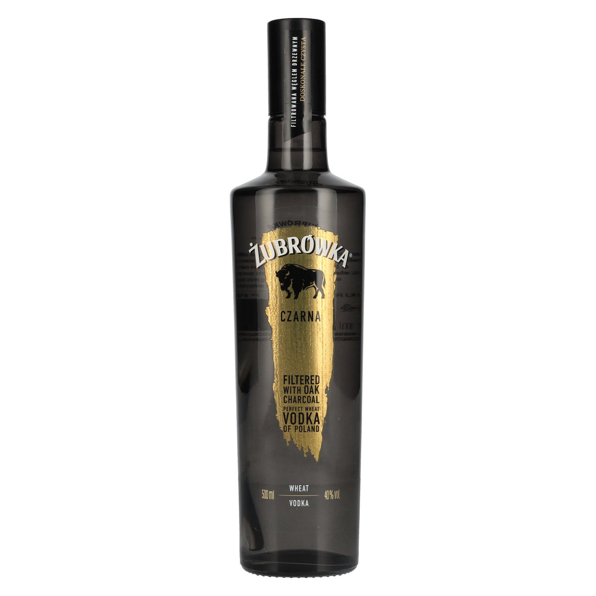 Zubrowka CZARNA Wódka Polska 40% Vol. 0,5l
