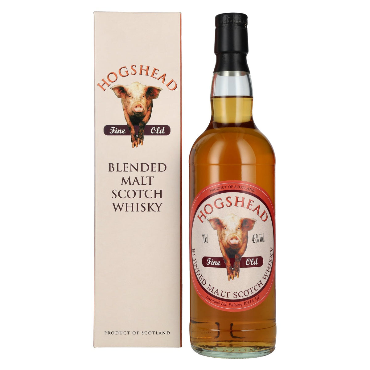 Hogshead Fine Old Blended Malt Scotch Whisky 43% Vol. 0,7l in gift box