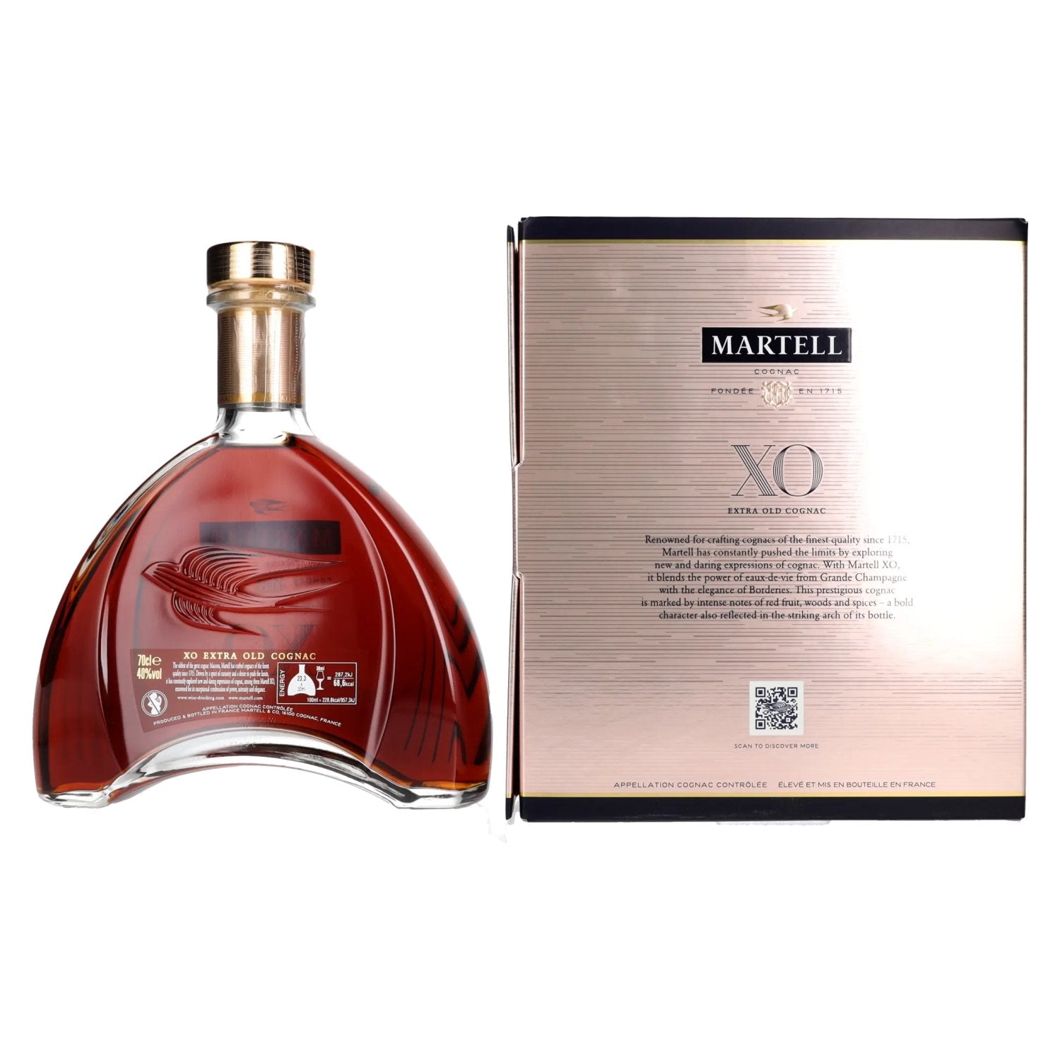 Martell XO Extra Old Cognac 40% Vol. 0,7l in Geschenkbox