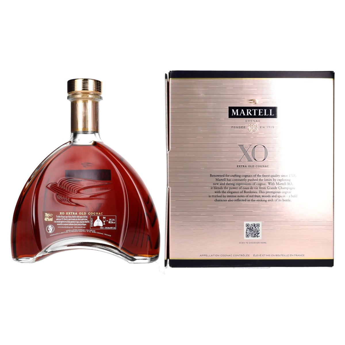Martell XO Extra Old Cognac 40% Vol. 0,7l in Geschenkbox