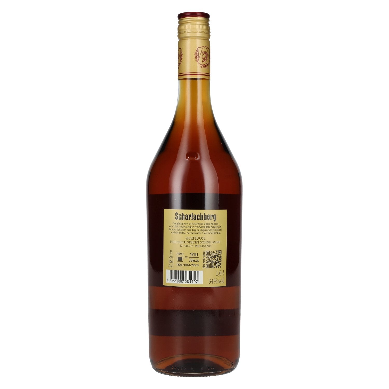 Scharlachberg Meisterbrand 34% vol. 1l