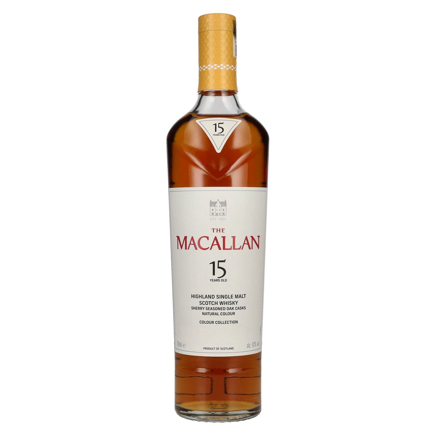 The Macallan 15 Years Old Colour Collection Highland Single Malt Scotch Whisky 43% ABV 0.7l