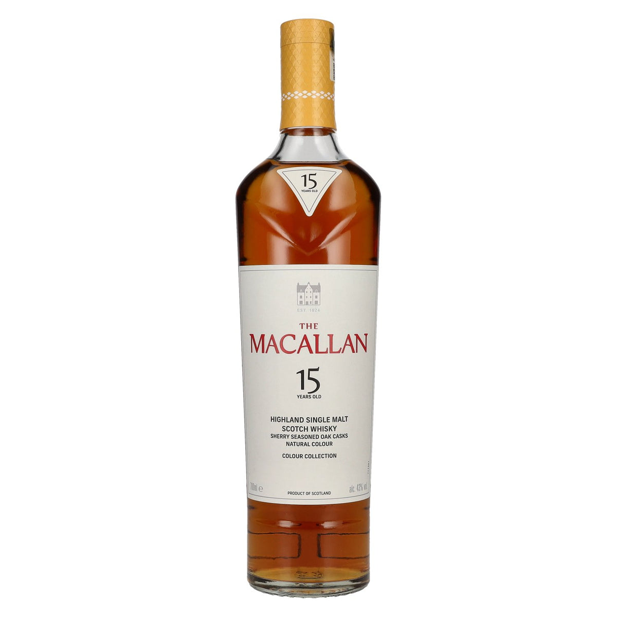 The Macallan 15 ans d'âge Colour Collection, whisky single malt des Highlands, 43 % vol., 0,7 l