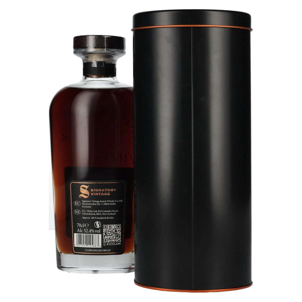 Signatory Vintage GLEN ROTHES 26 Years Old Cask Strength #9812 1997 52,4% Vol. 0,7l en Tinbox