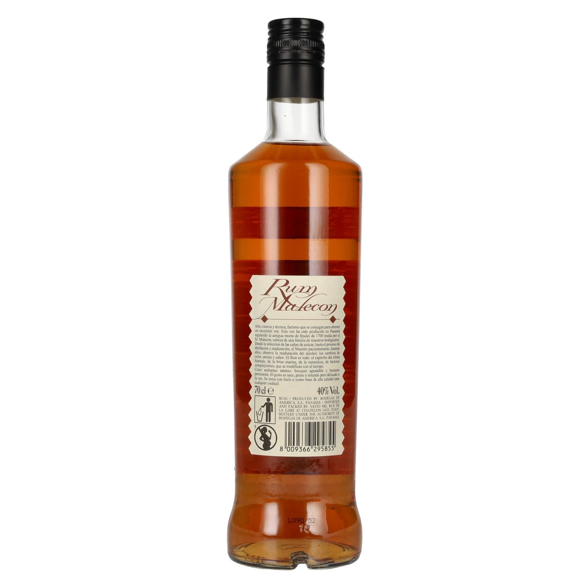 Rum Malecon Añejo 8 Años Gran Reserva 40% Vol. 0,7l