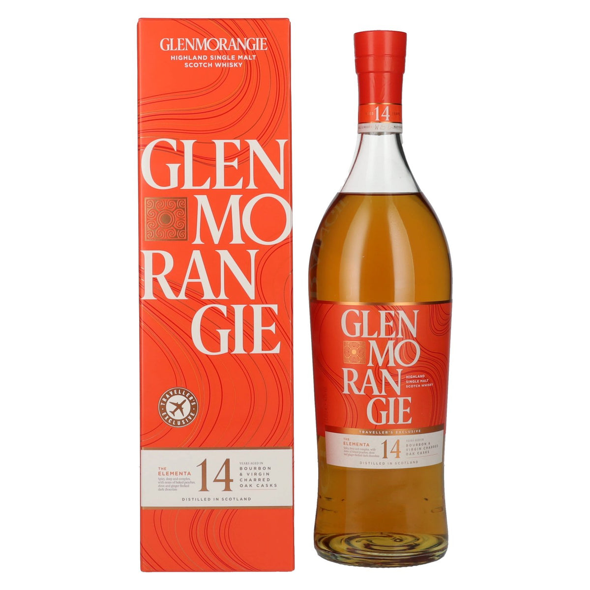 Glenmorangie The ELEMENTA 14 Years Old New Charred Oak Cask Finish 43% Vol. 1l en boîte cadeau