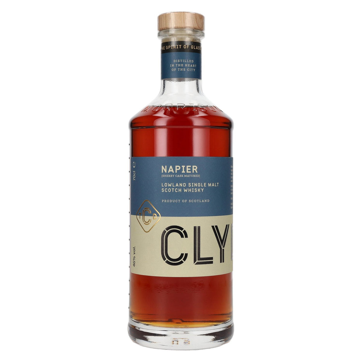 Clydeside NAPIER Sherry Cask Matured Lowland Single Malt 46% ABV 0.7l