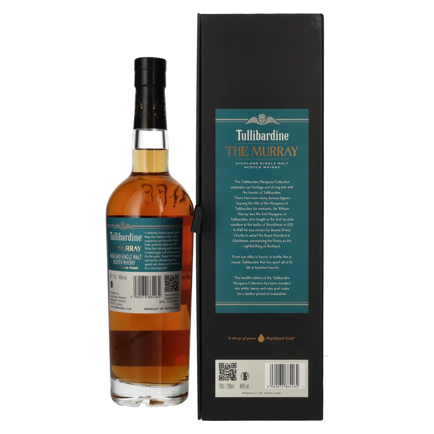 Tullibardine THE MURRAY The Marquess Collection Triple Port Cask Finish 2008 46% Vol. 0,7l in Geschenkbox