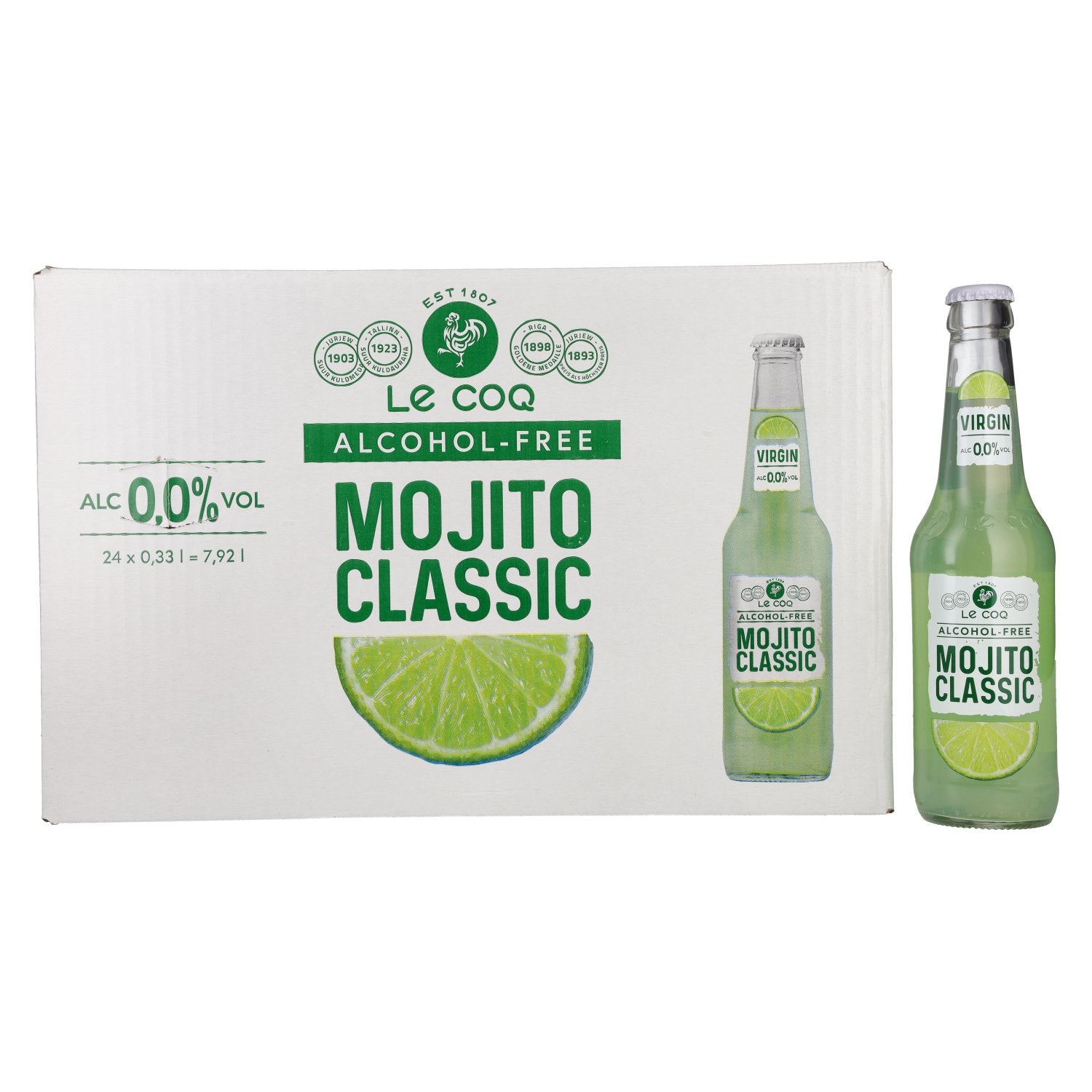 Le Coq MOJITO CLASSIC non-alcoholic 0.0% 24 x 0.33 l