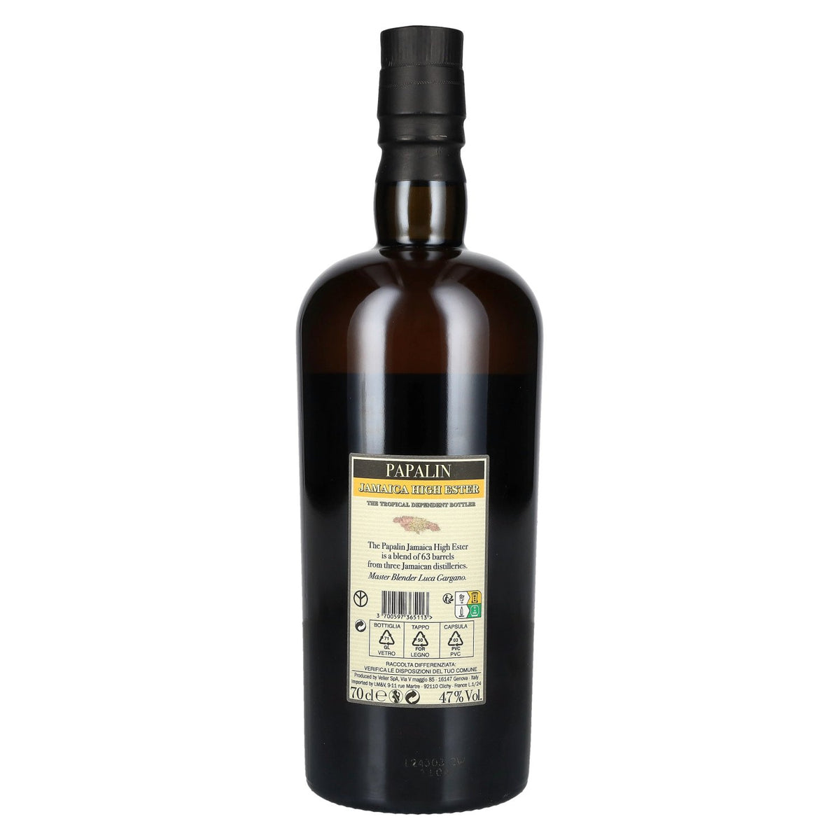 Papalin 5-Year-Old Jamaica High Ester Rum 47% vol. 0.7 l