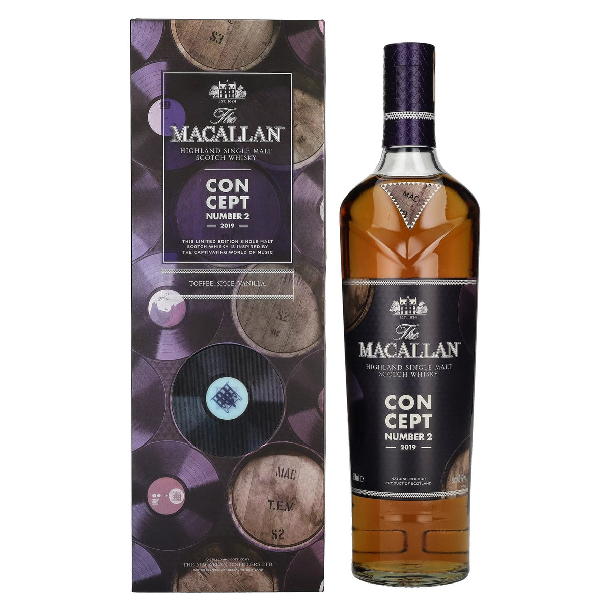 The Macallan CONCEPT No. 2 Limited Edition 2019, 40% ABV, 0.7 litres, in a gift box