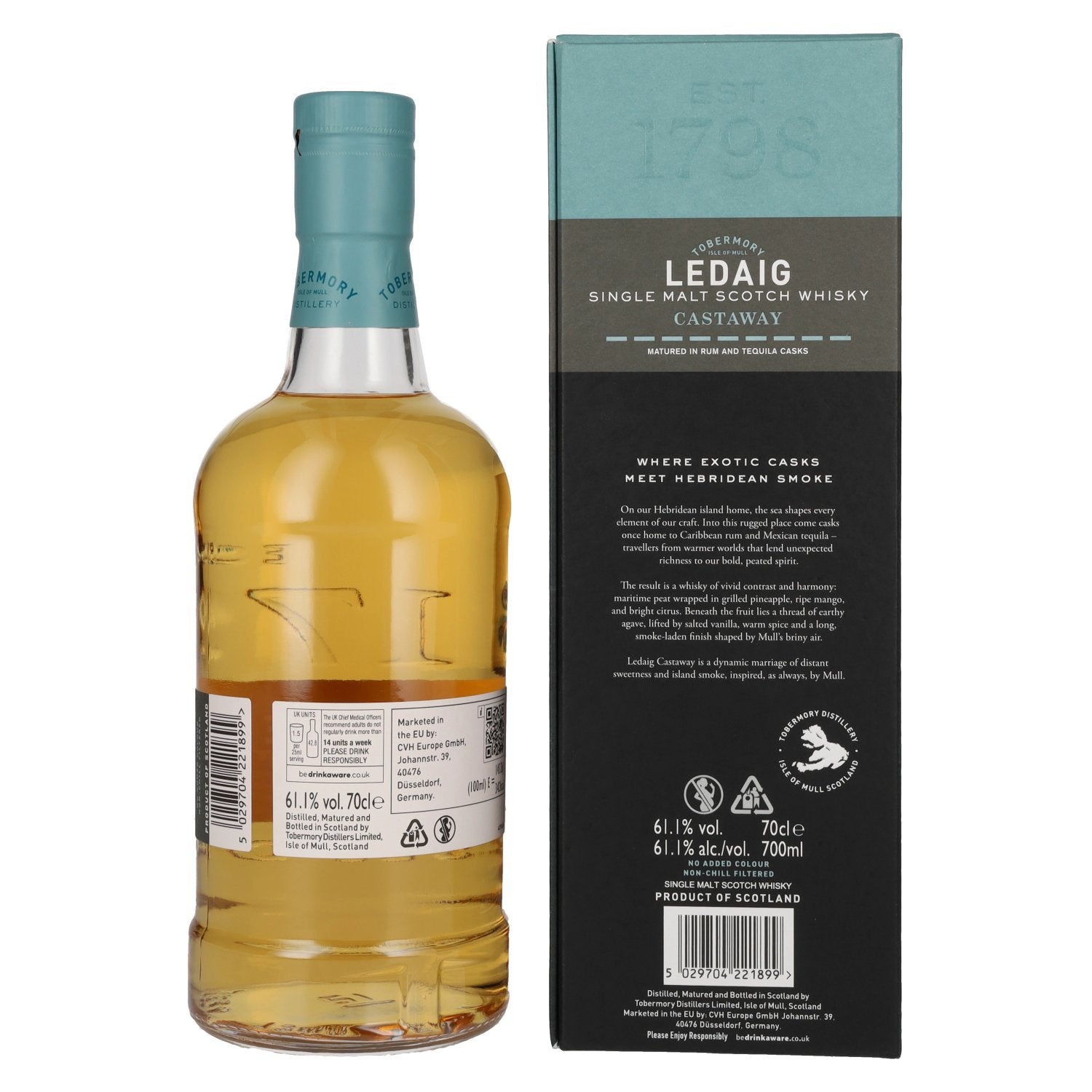 Ledaig CASTAWAY Single Malt Scotch Whisky 61,1% Vol. 0,7l in Geschenkbox