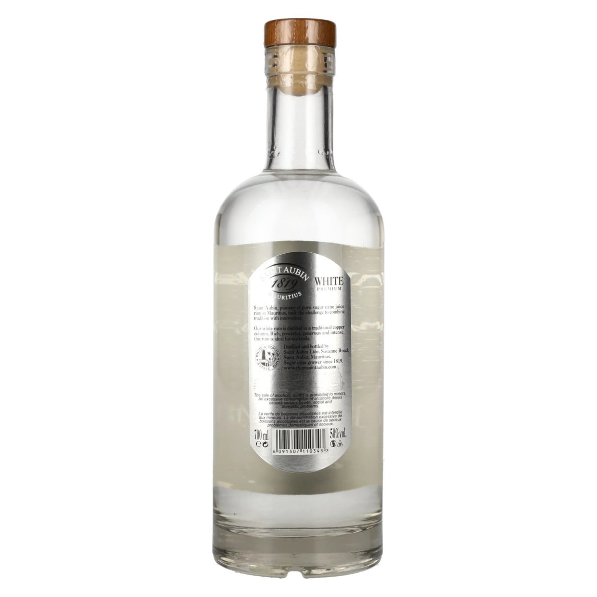 Saint Aubin WHITE Premium Rum 50% vol. 0,7l