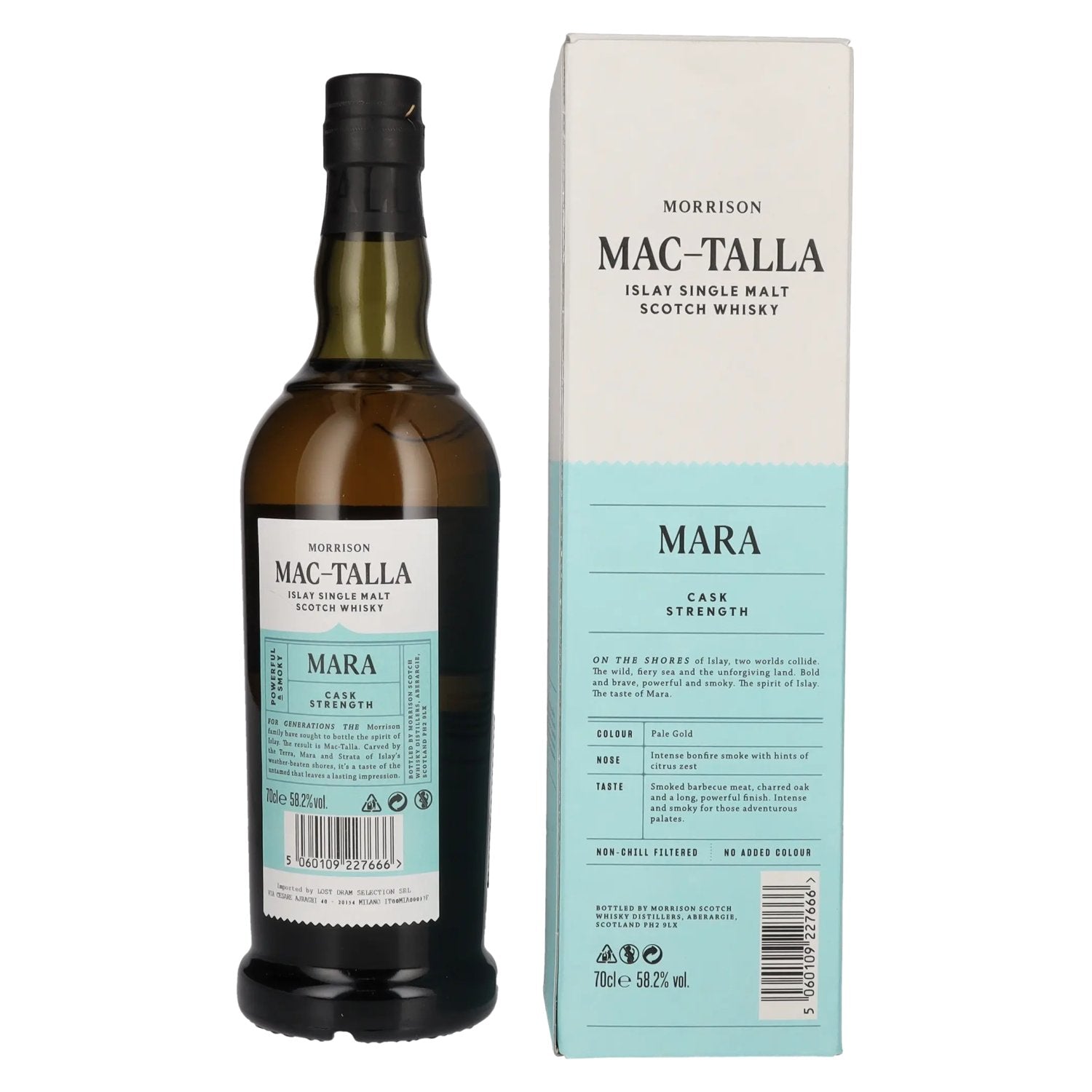 Mac-Talla Morrison MARA Cask Strength Islay Single Malt Scotch Whisky 58,2% Vol. 0,7l in Geschenkbox