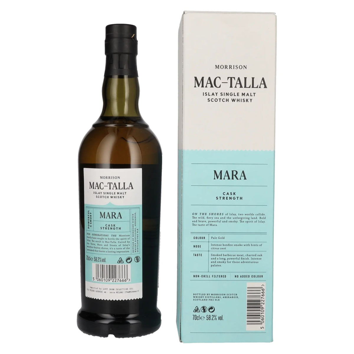 Mac-Talla Morrison MARA Cask Strength Islay Single Malt Scotch Whisky 58,2% Vol. 0,7l in Geschenkbox
