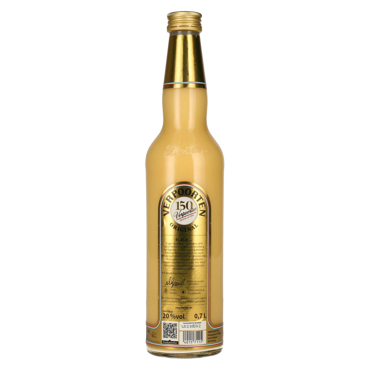 Verpoorten Original Eierlikör 20% Vol. 0,7l