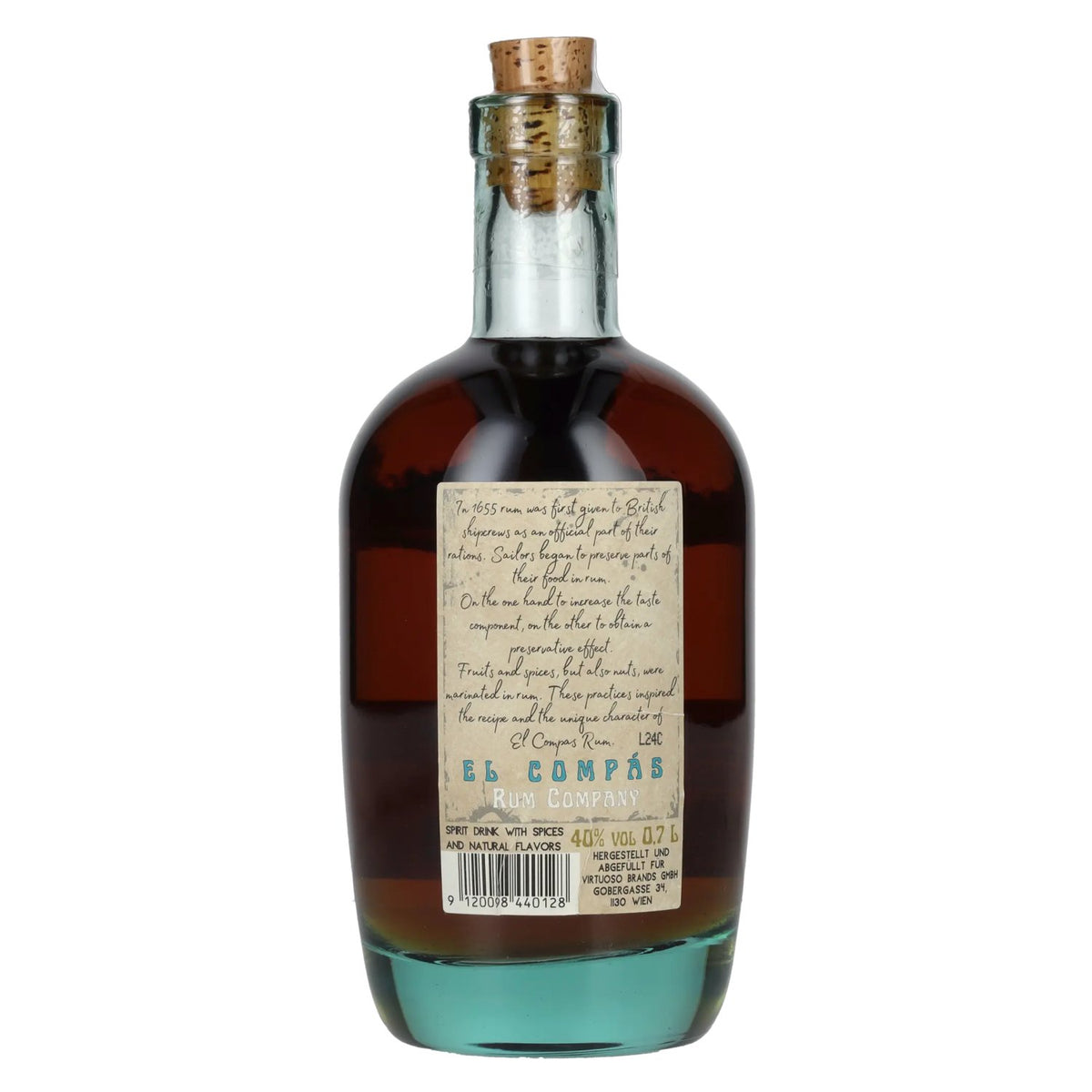 El Compás Rum Company THE ORIGINAL 40% Vol. 0,7l