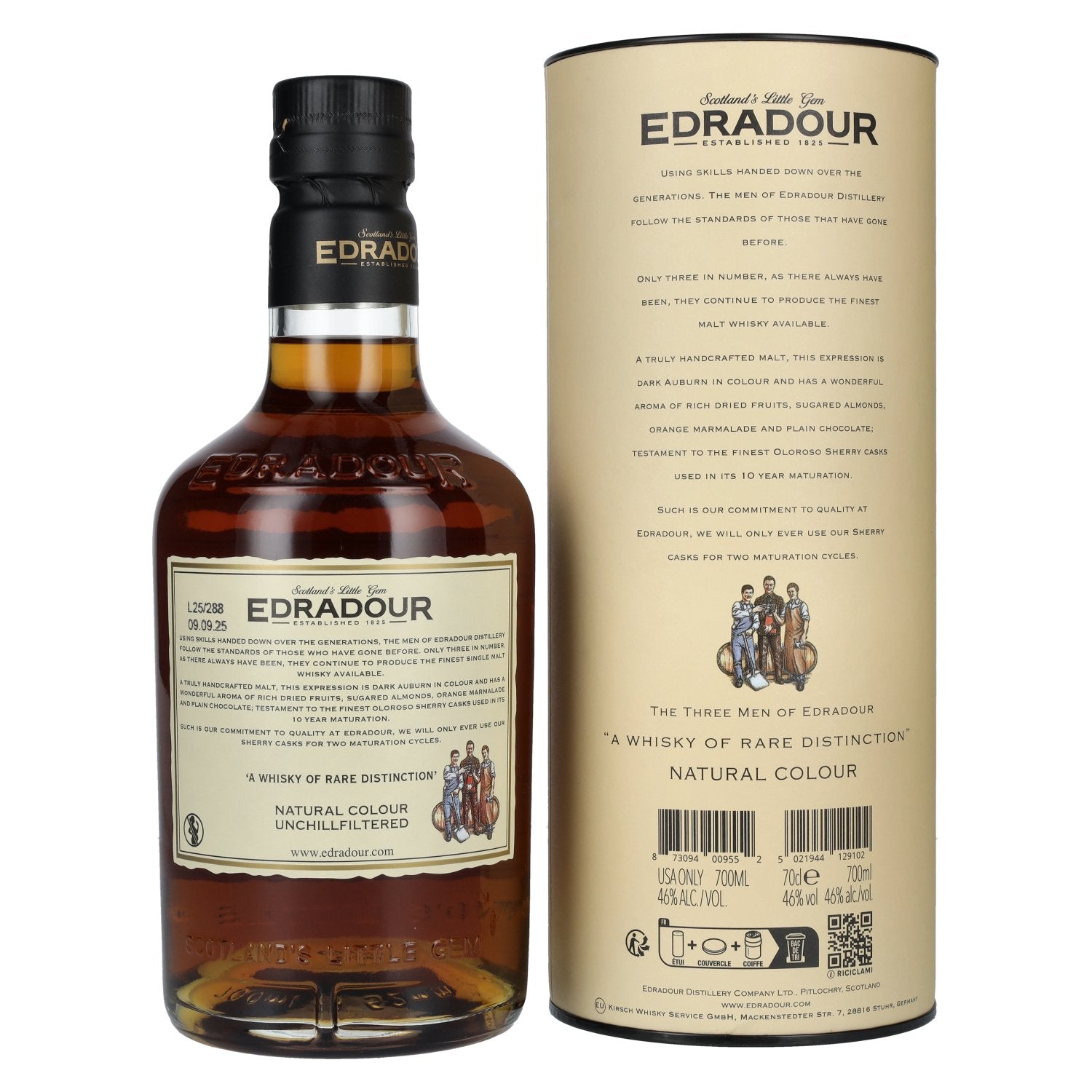 Edradour 10 Years Old 200 Years Distillery Edition 46% vol. 0,7l en boîte cadeau