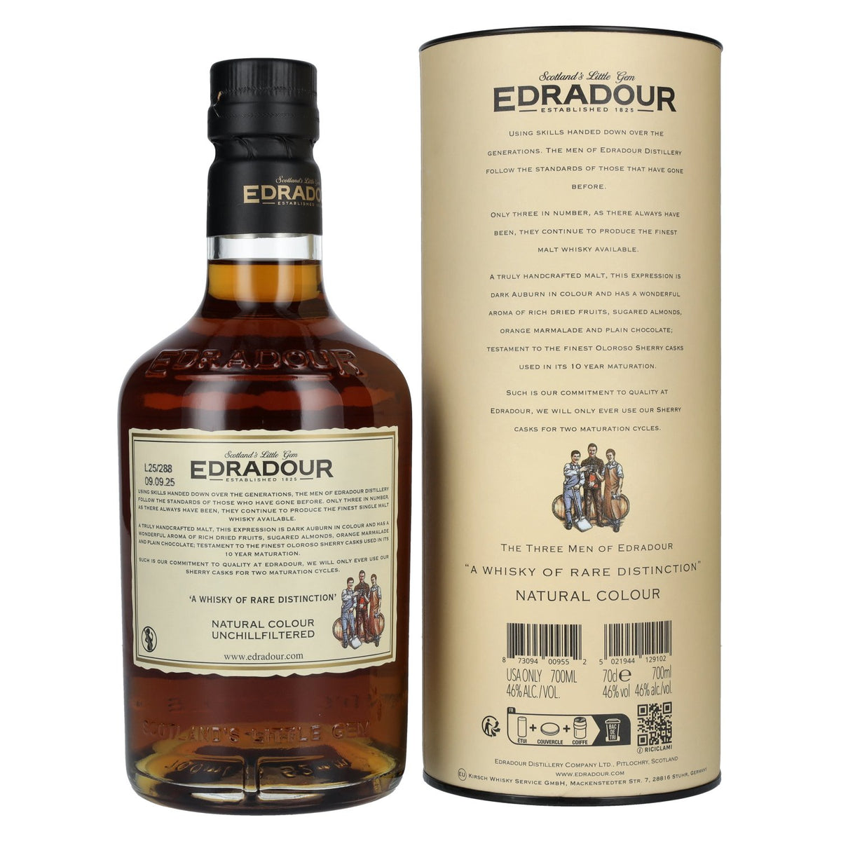 Edradour 10 Years Old 200 Years Distillery Edition 46% vol. 0,7l en boîte cadeau