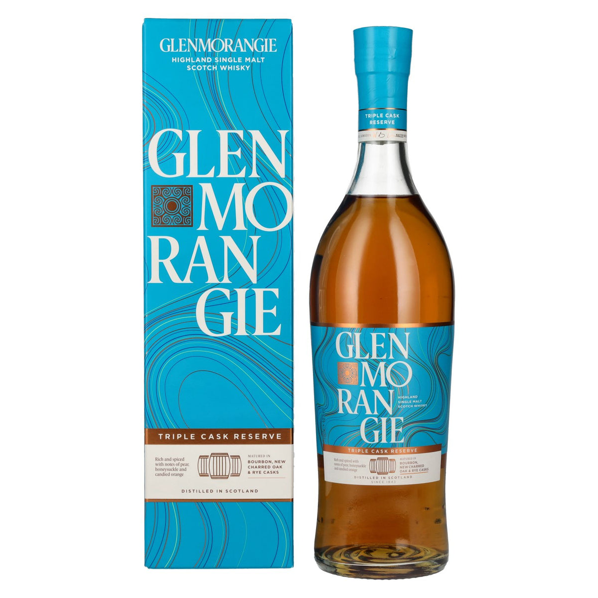 Glenmorangie Triple Cask Reserve Highland Single Malt 40% Vol. 0,7l en boîte cadeau