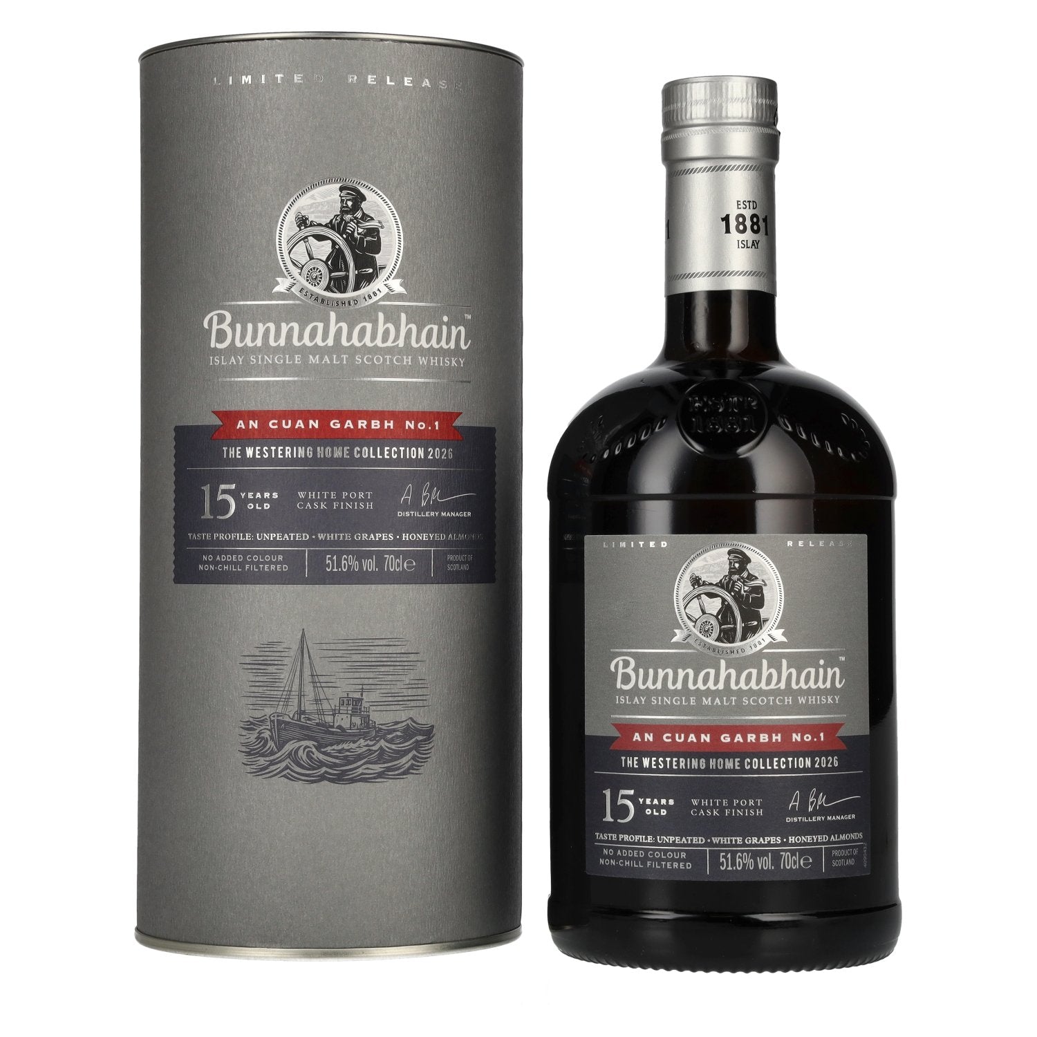 Bunnahabhain 15 Years AN CUAN GARBH No. 1 The Westering Home Collection Release 2026 51,6% Vol. 0,7l in Geschenkbox