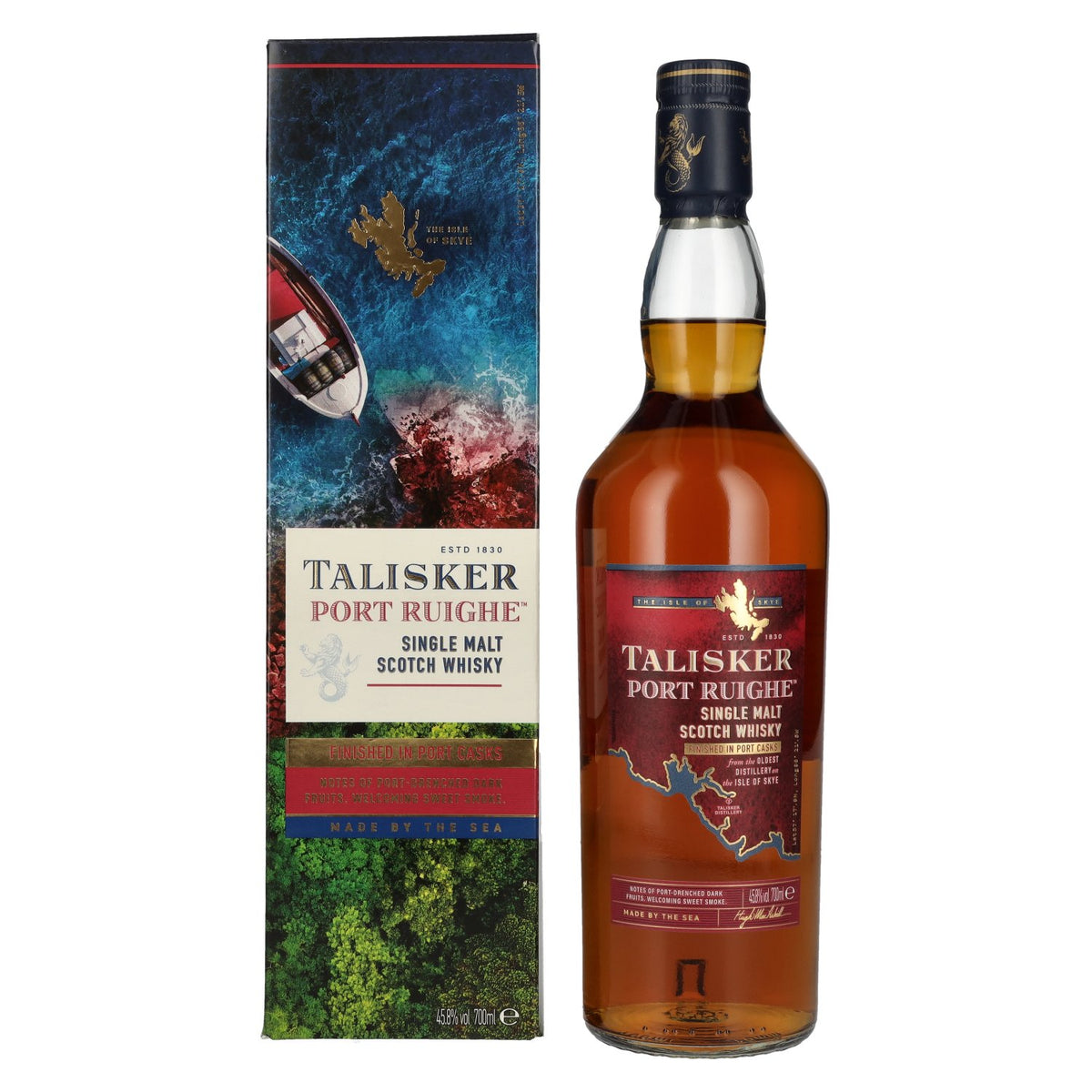 Talisker PORT RUIGHE Single Malt Scotch Whisky 45,8% Vol. 0,7l in gift box