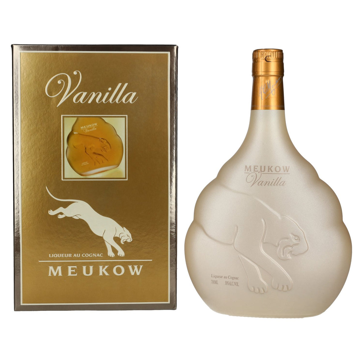 Meukow Vanilla Liqueur au Cognac 30% Vol. 0,7l in Geschenkbox
