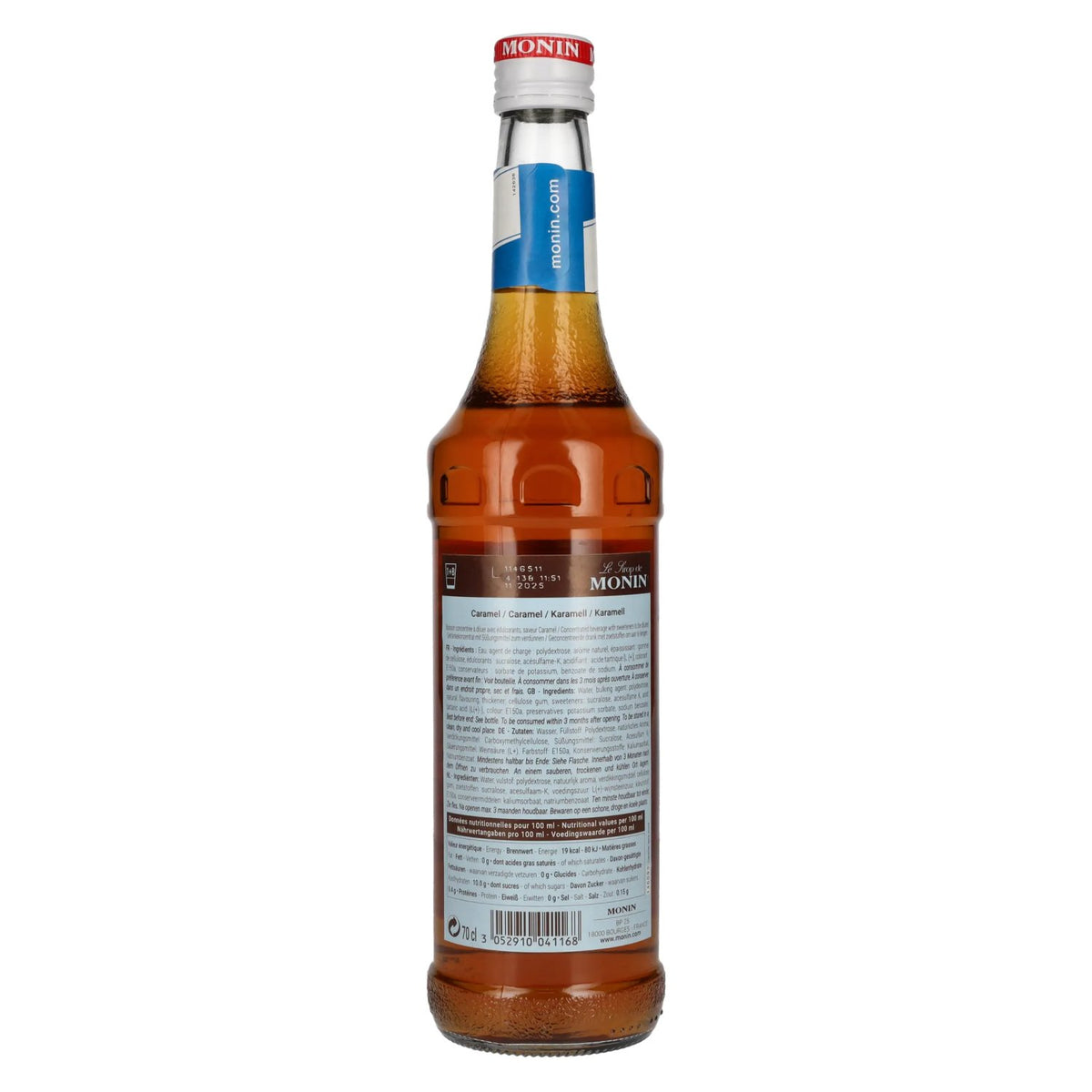 Le Sirop de Monin KARAMELL ZUCKERFREI 0,7l