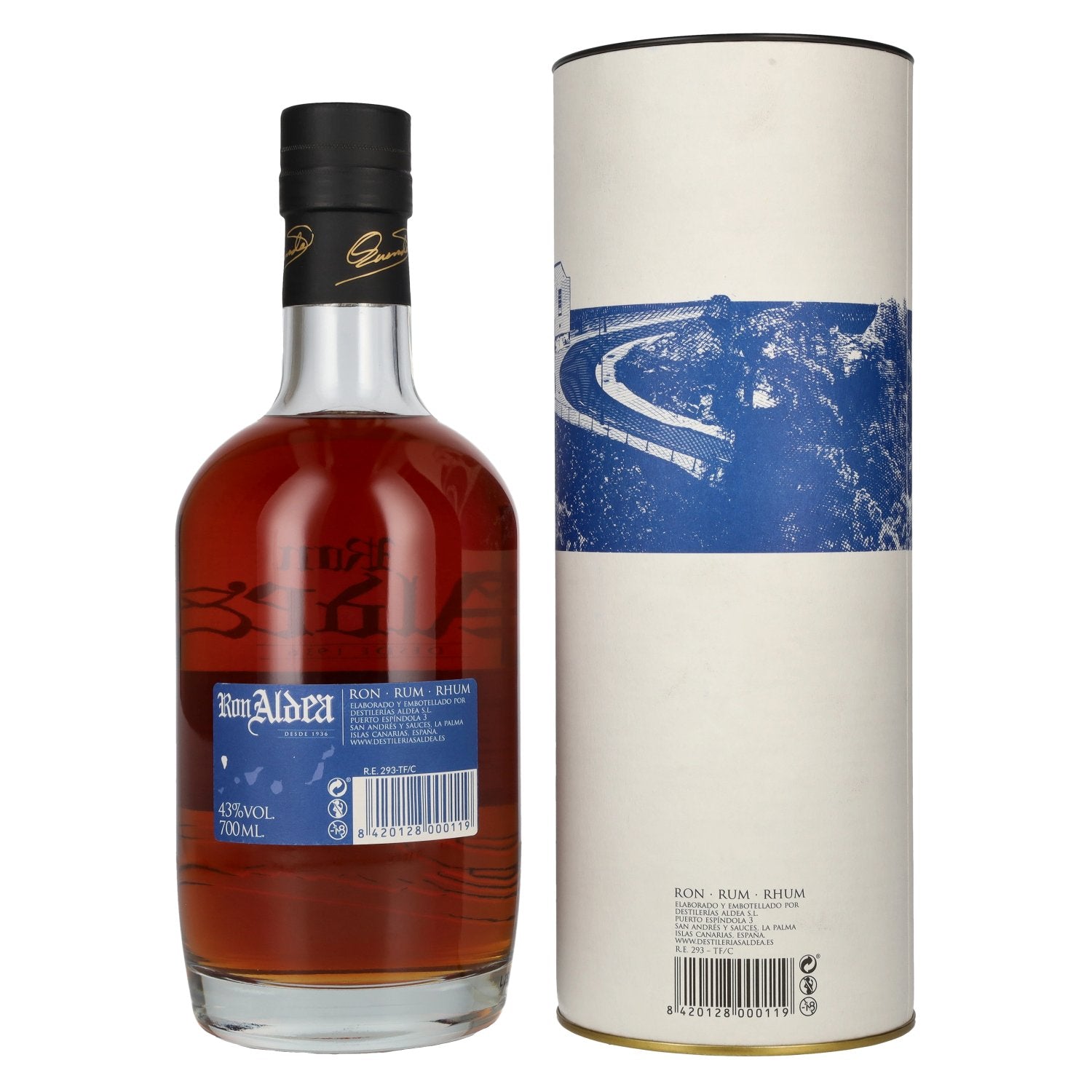 Ron Aldea TRADICIÓN Ron de Edición Limitada 43% vol. 0,7l en boîte cadeau