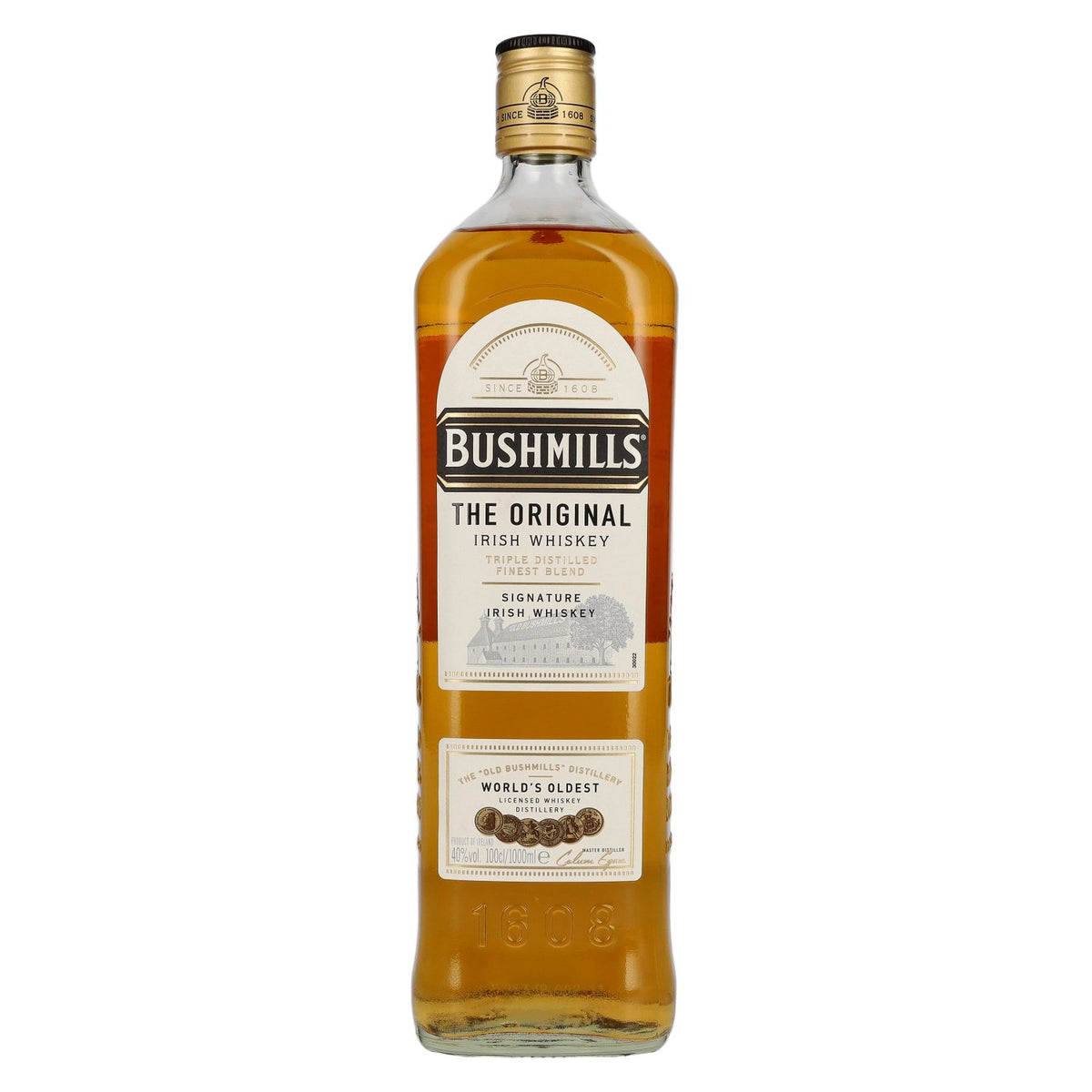 Whisky irlandais Bushmills Original triple distillation, 40 % vol., 1 l