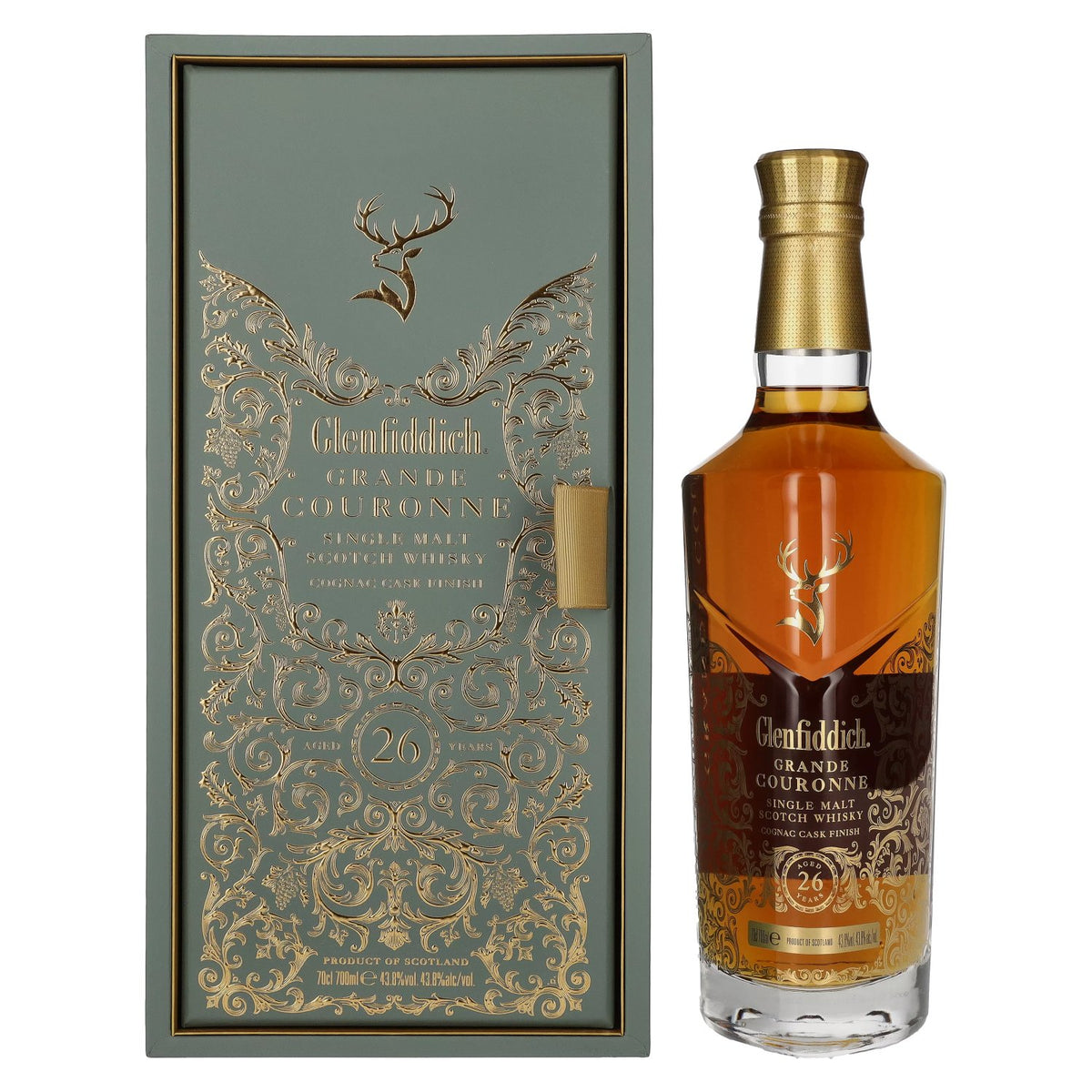 Glenfiddich 26 Years Old GRANDE COURONNE 43,8% vol. 0,7l en boîte cadeau