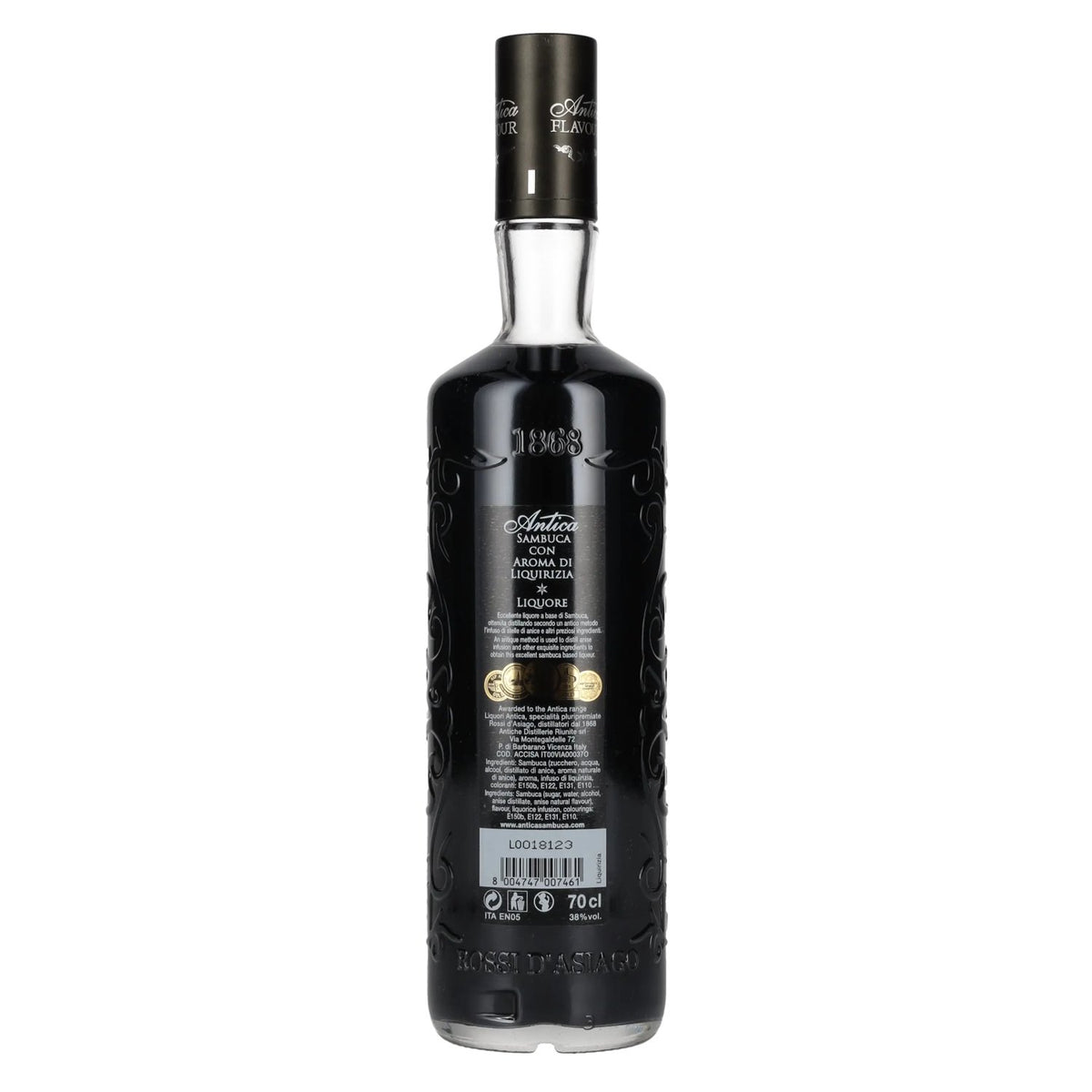 Antica Sambuca Liquorice Flavour Liqueur 38% vol. 0,7l