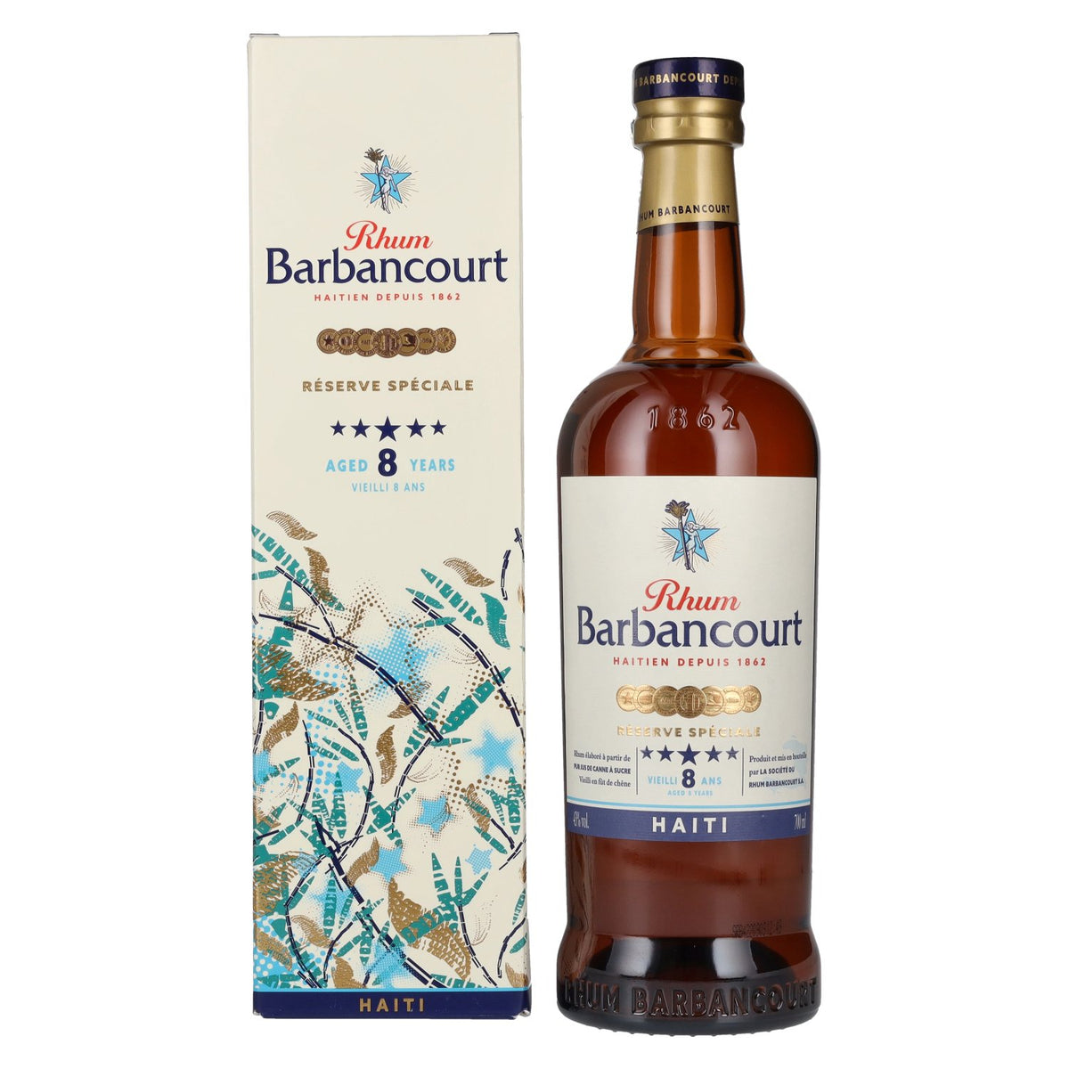 Barbancourt Rhum 8 Years Old Réserve Spéciale Haiti 43% Vol. 0,7l in gift box