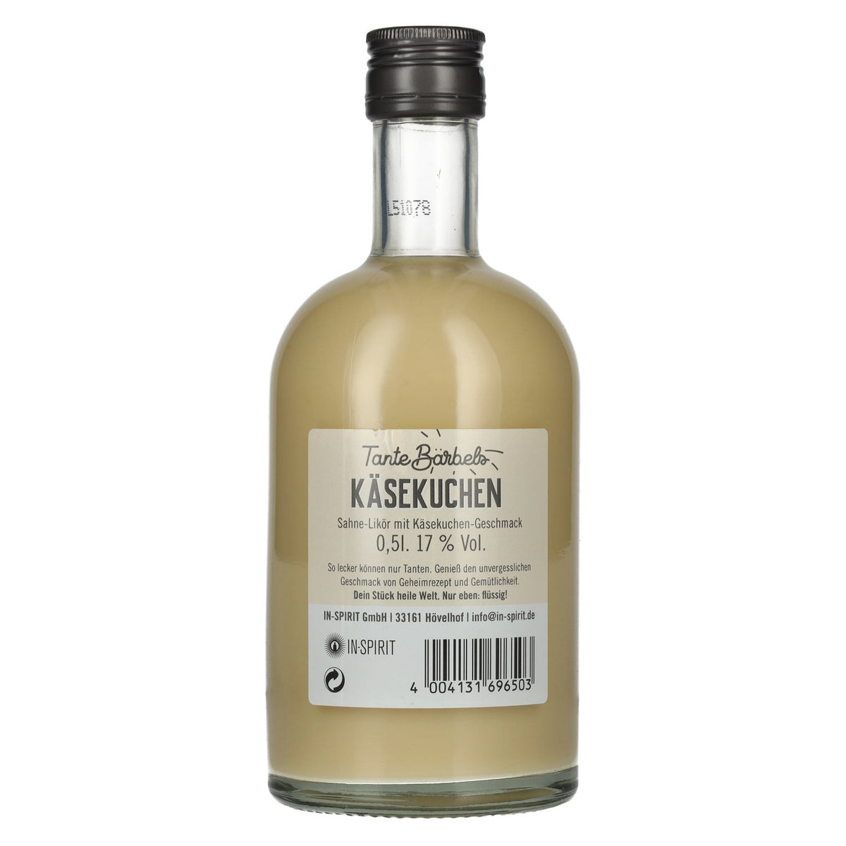 Tante Bärbels Käsekuchen Liqueur de crème 17% vol. 0,5l