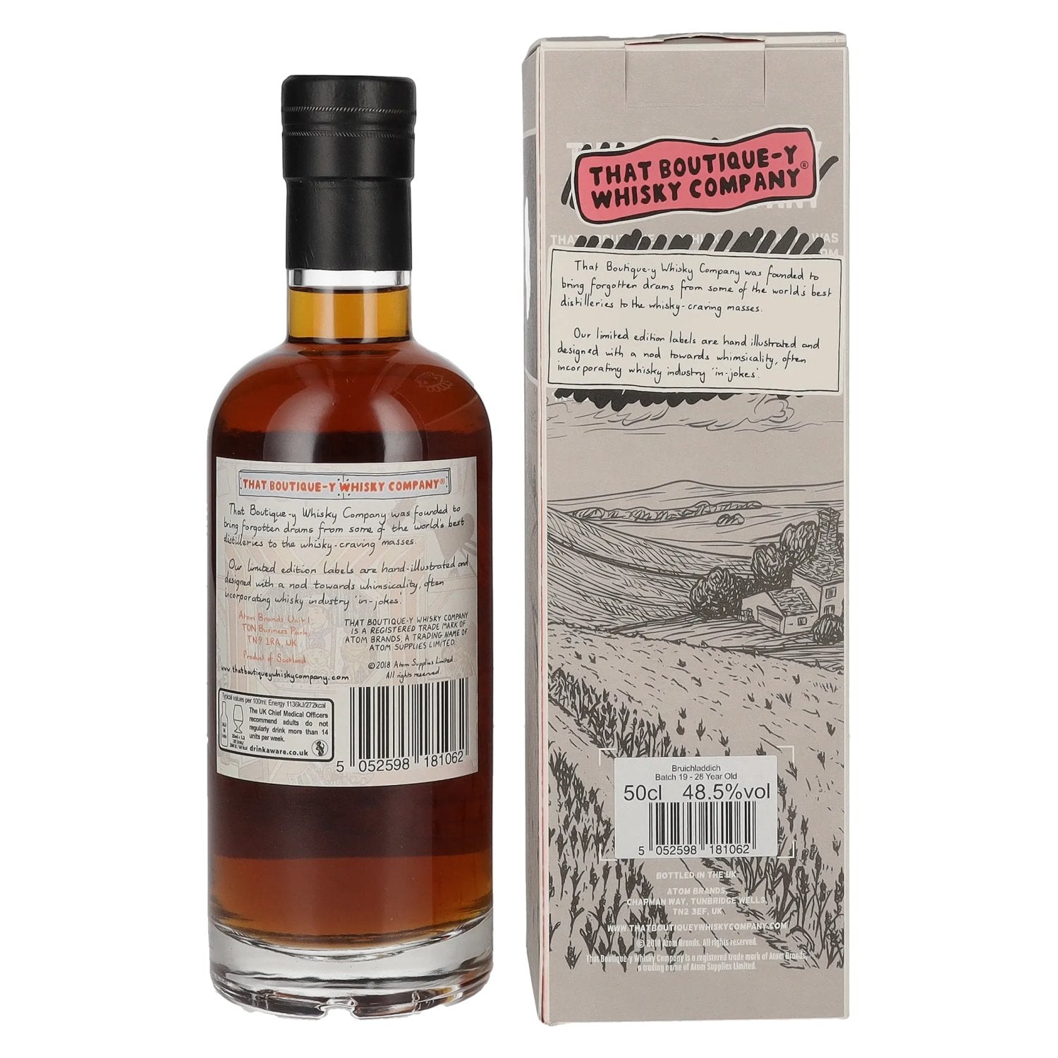 That Boutique-y Whisky Company BRUICHLADDICH 28 Years Old Batch 19 48,5% Vol. 0,5l in gift box