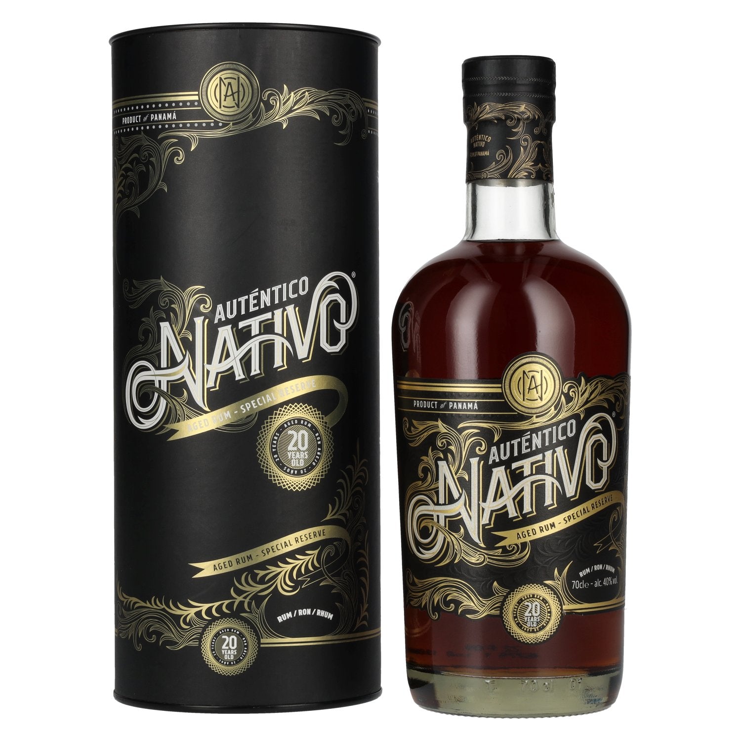 Auténtico Nativo Rum 20 Years Old Special Reserve 40% Vol. 0,7l en boîte cadeau