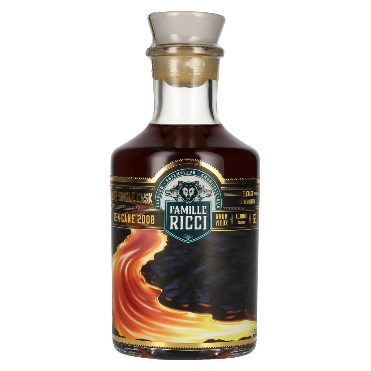 Famille Ricci Ten Cane Rare Single Cask Rhum Vieux 2008 62.1% ABV 0.5l