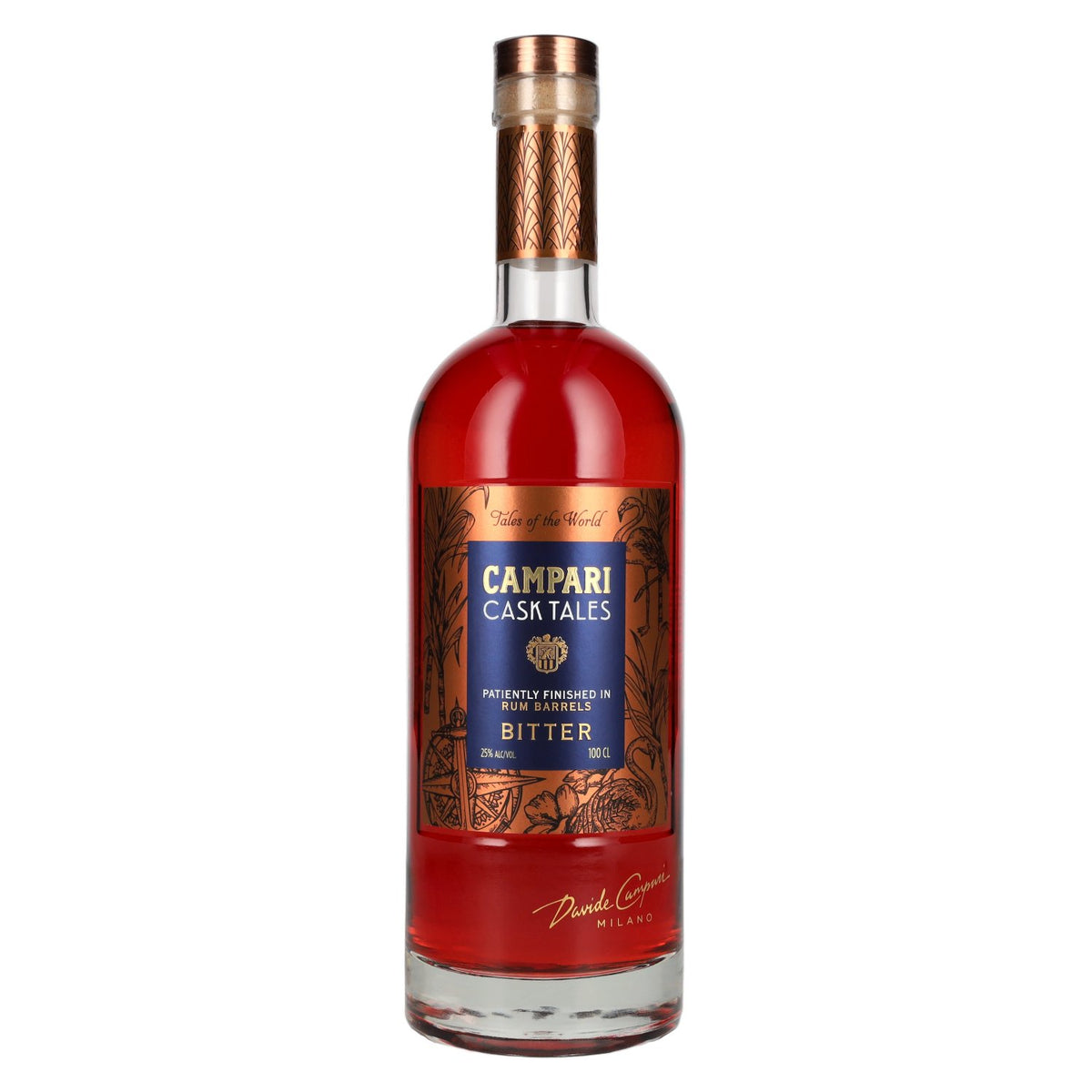 Campari CASK TALES Bitter, vieillissement en fûts de rhum, 25 % vol., 1 l