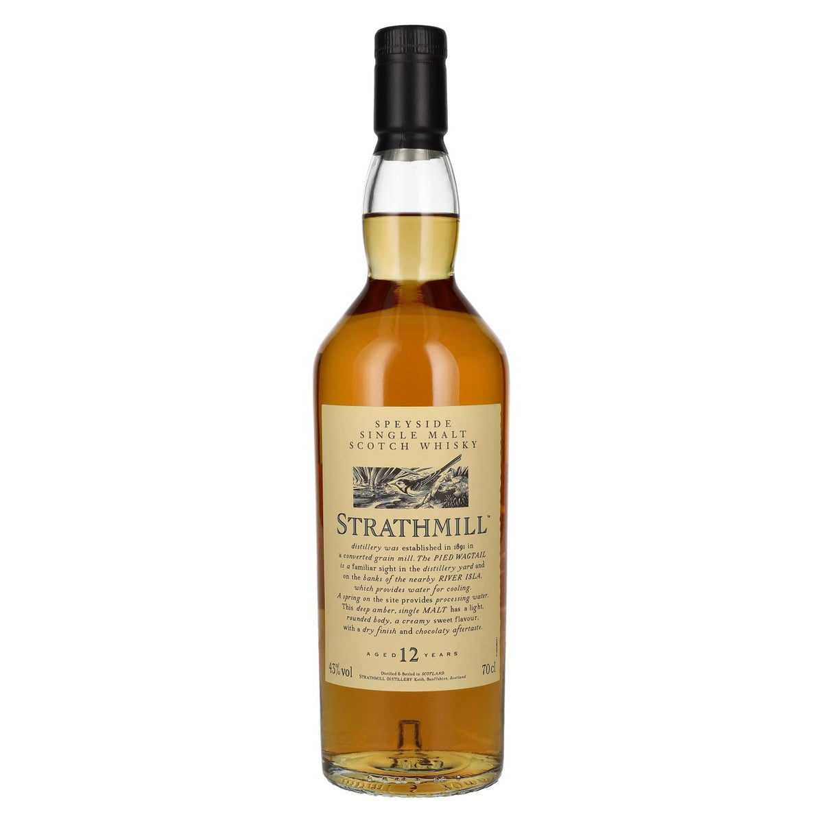 Strathmill 12-Year-Old Single Malt Scotch Whisky 43% ABV 0.7l