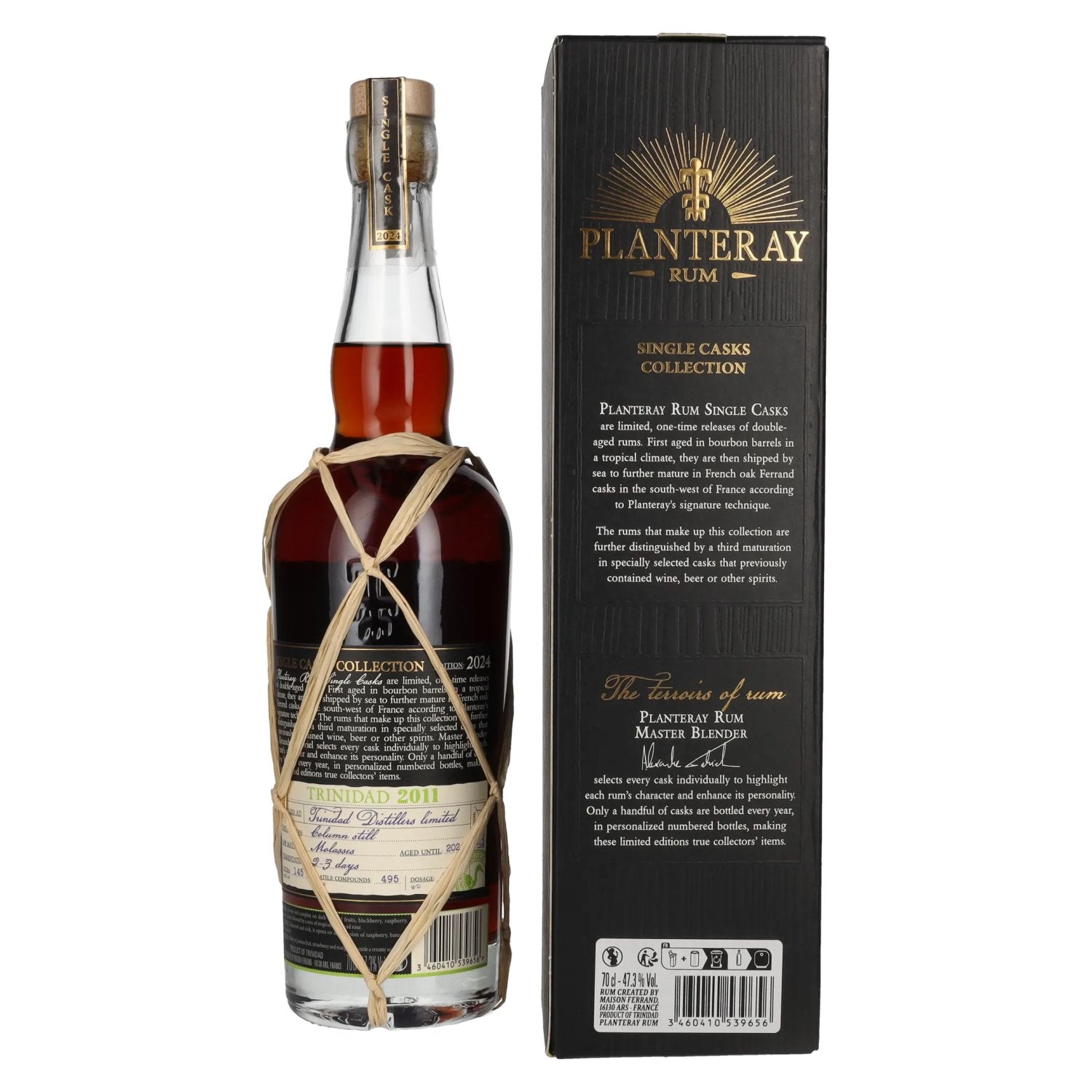 Planteray Rum TRINIDAD 2011 Kopke Port Cask Finish 47,3% Vol. 0,7l in gift box